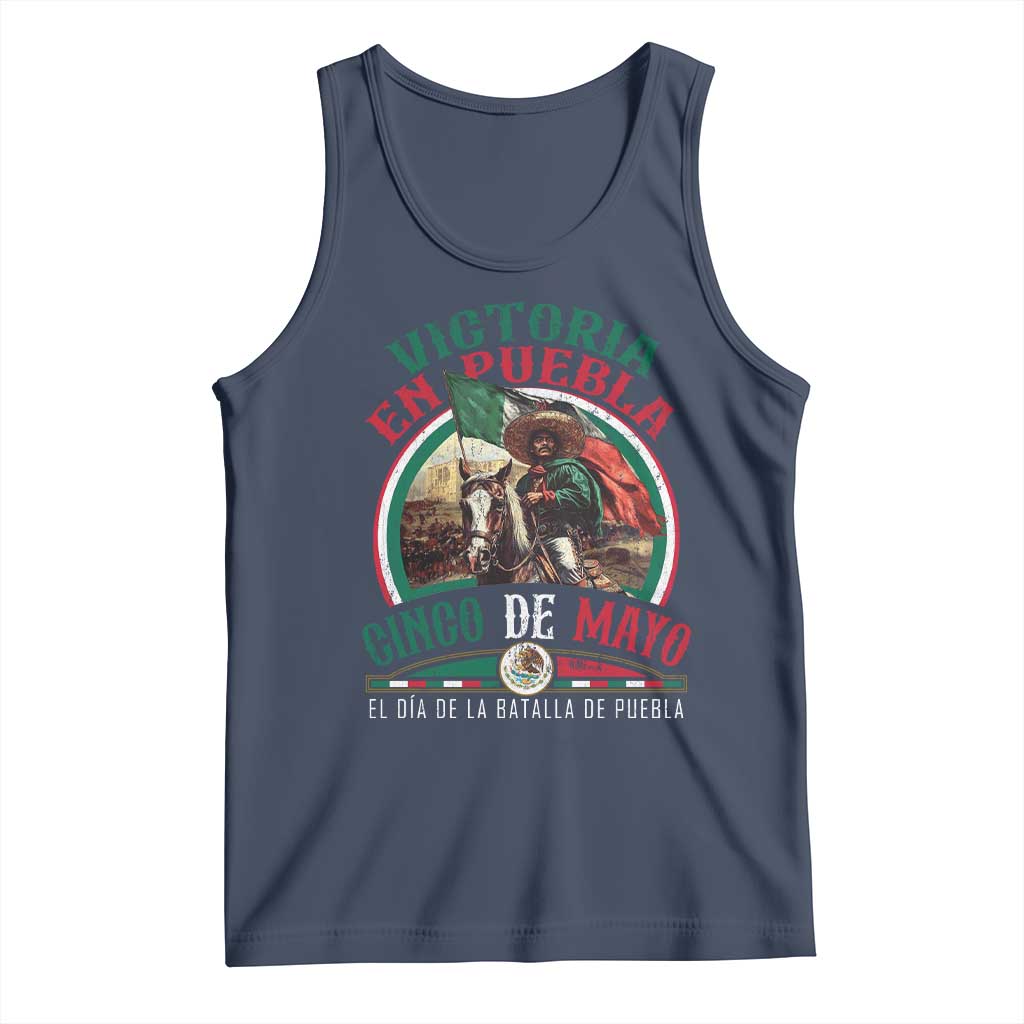 Victoria En Puebla Cinco De Mayo Tank Top Battle of Puebla History Of Mexico