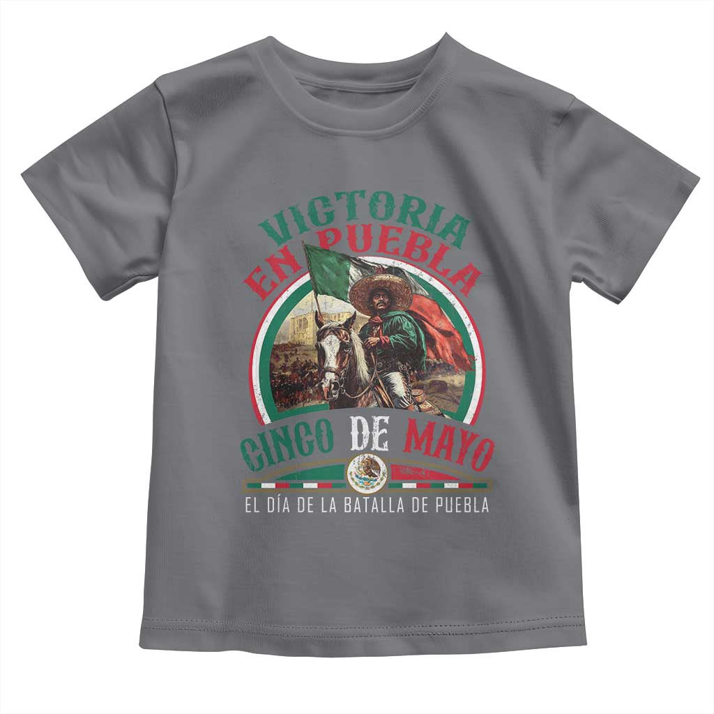 Victoria En Puebla Cinco De Mayo Toddler T Shirt Battle of Puebla History Of Mexico