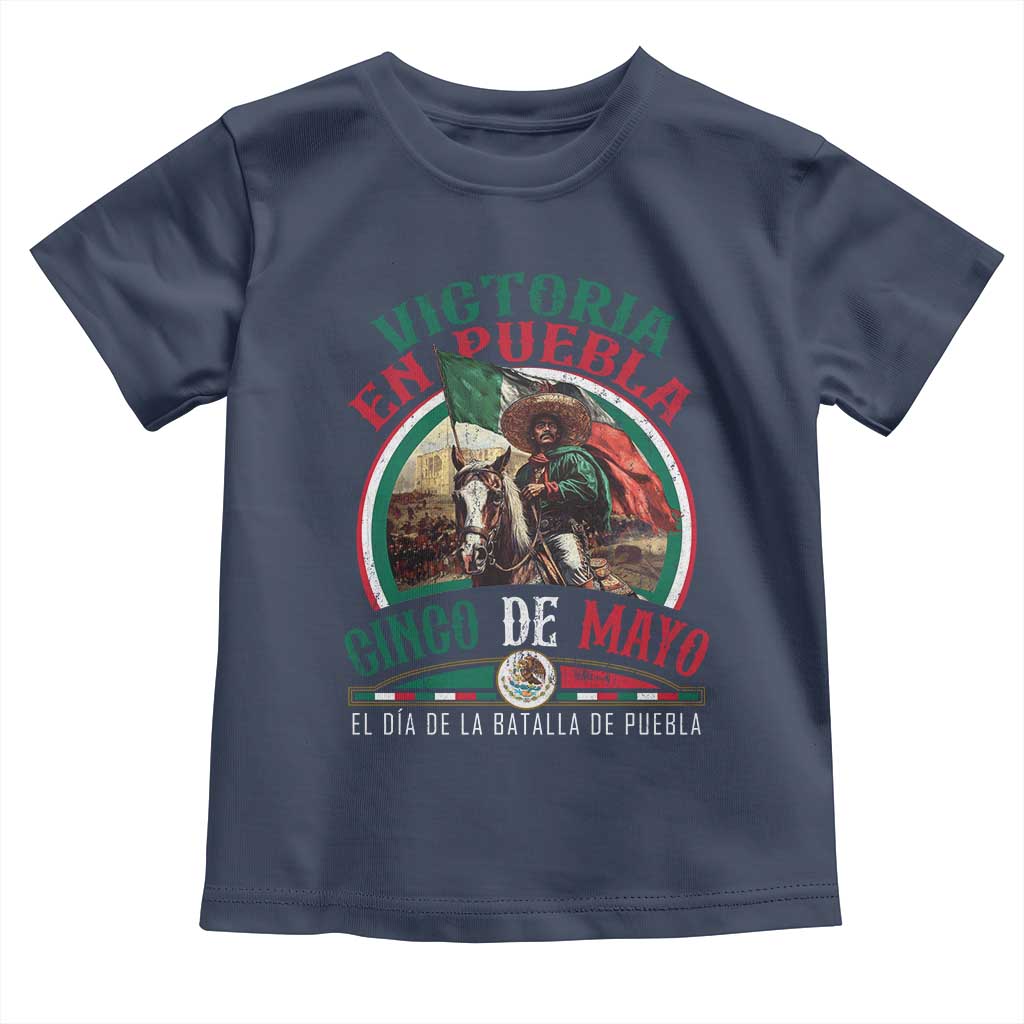 Victoria En Puebla Cinco De Mayo Toddler T Shirt Battle of Puebla History Of Mexico