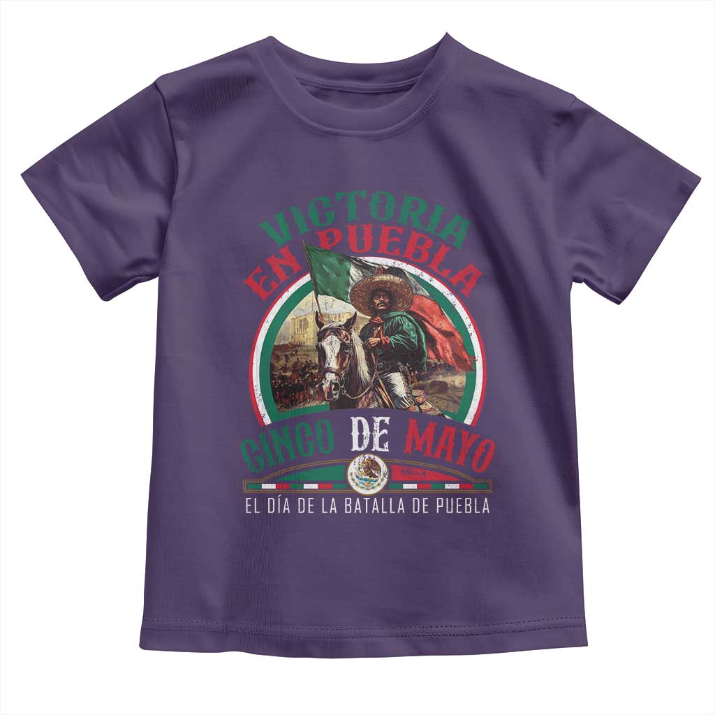 Victoria En Puebla Cinco De Mayo Toddler T Shirt Battle of Puebla History Of Mexico