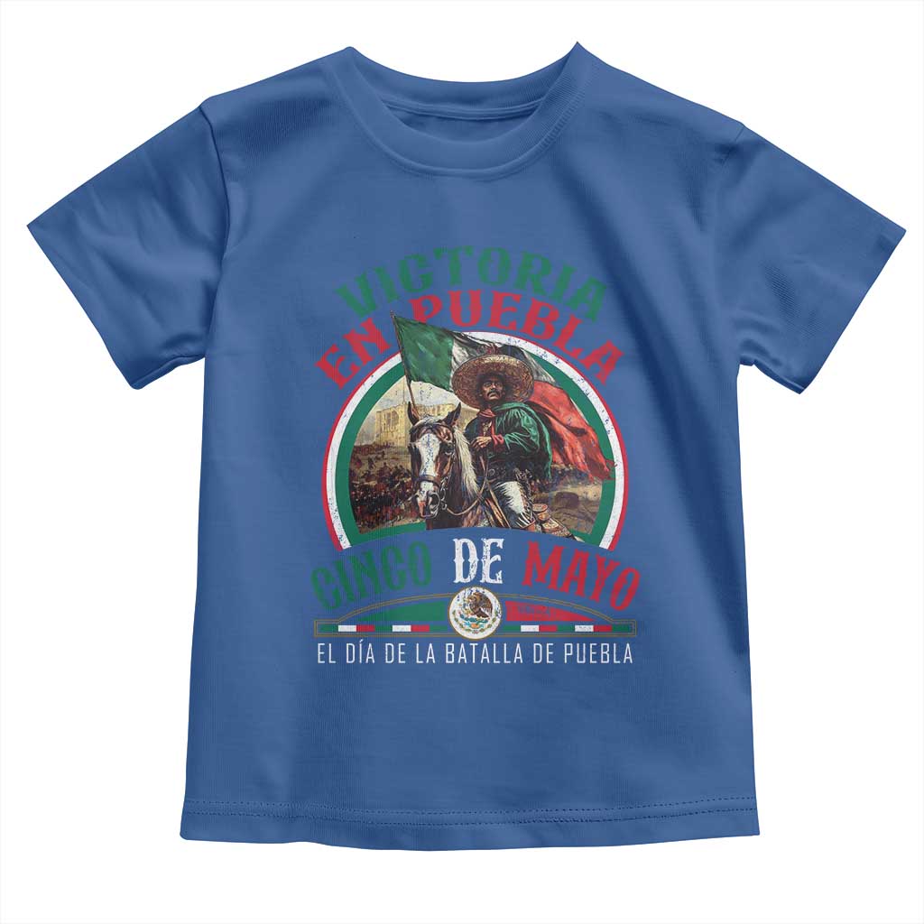 Victoria En Puebla Cinco De Mayo Toddler T Shirt Battle of Puebla History Of Mexico