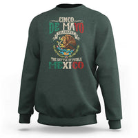 Cinco De Mayo Celebrate The Battle Of Puebla Mexico Sweatshirt Vintage Mexican Flag