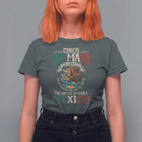 Cinco De Mayo Celebrate The Battle Of Puebla Mexico T Shirt For Women Vintage Mexican Flag