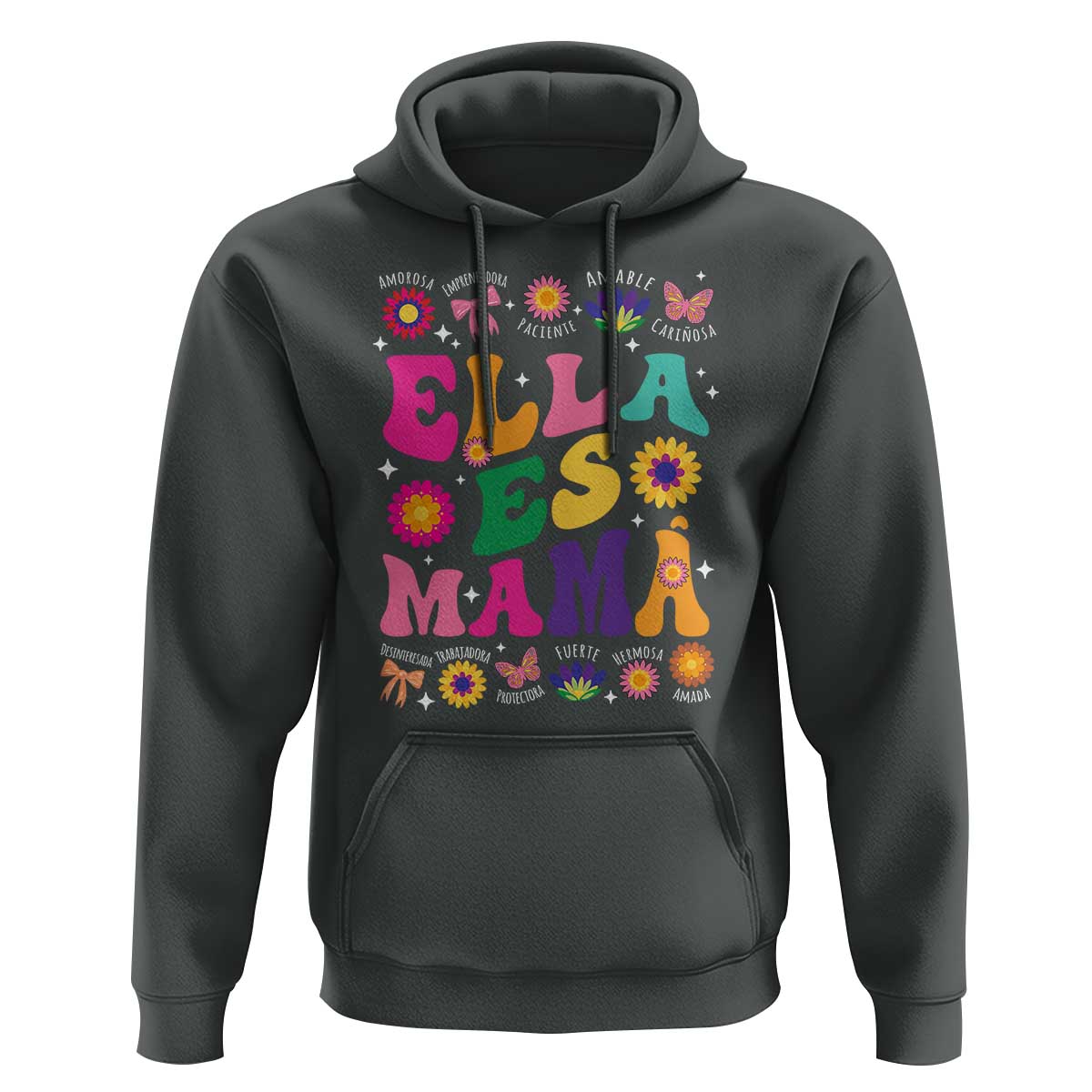 Funny Spanish Mom Hoodie Ella Es Mama Latina Mother's Day