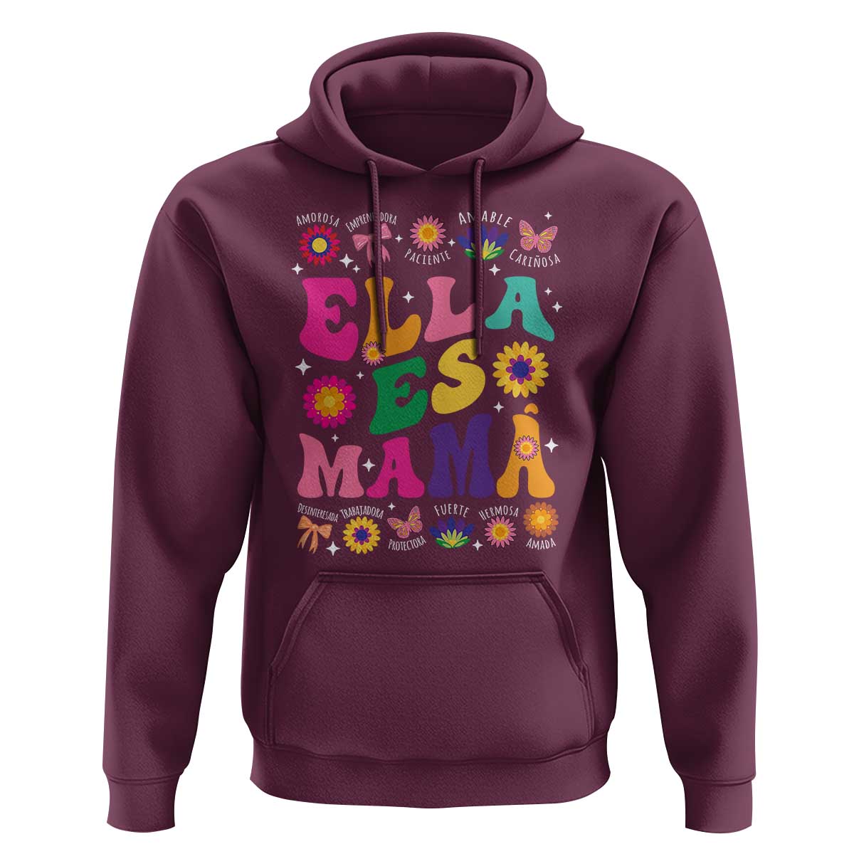 Funny Spanish Mom Hoodie Ella Es Mama Latina Mother's Day