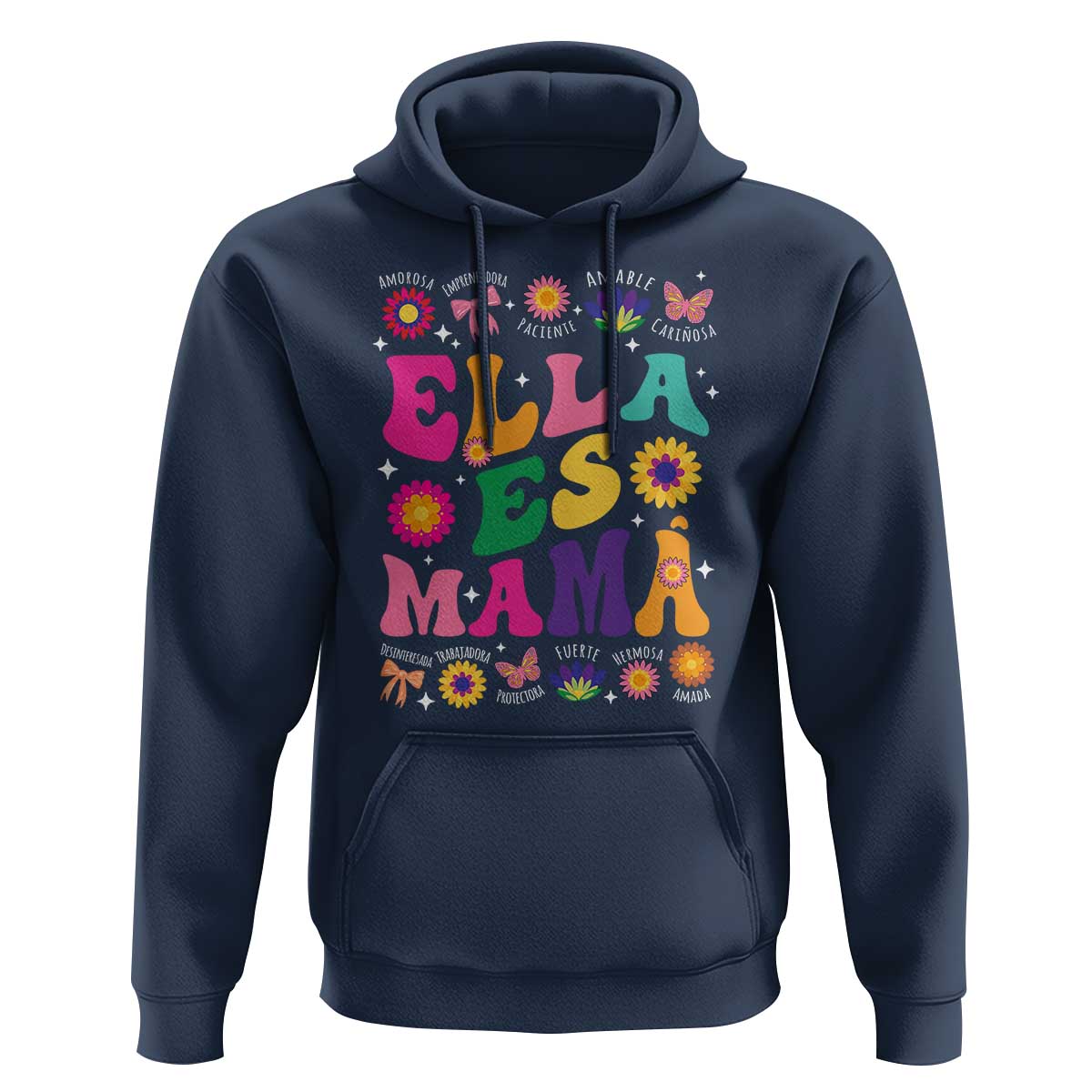 Funny Spanish Mom Hoodie Ella Es Mama Latina Mother's Day