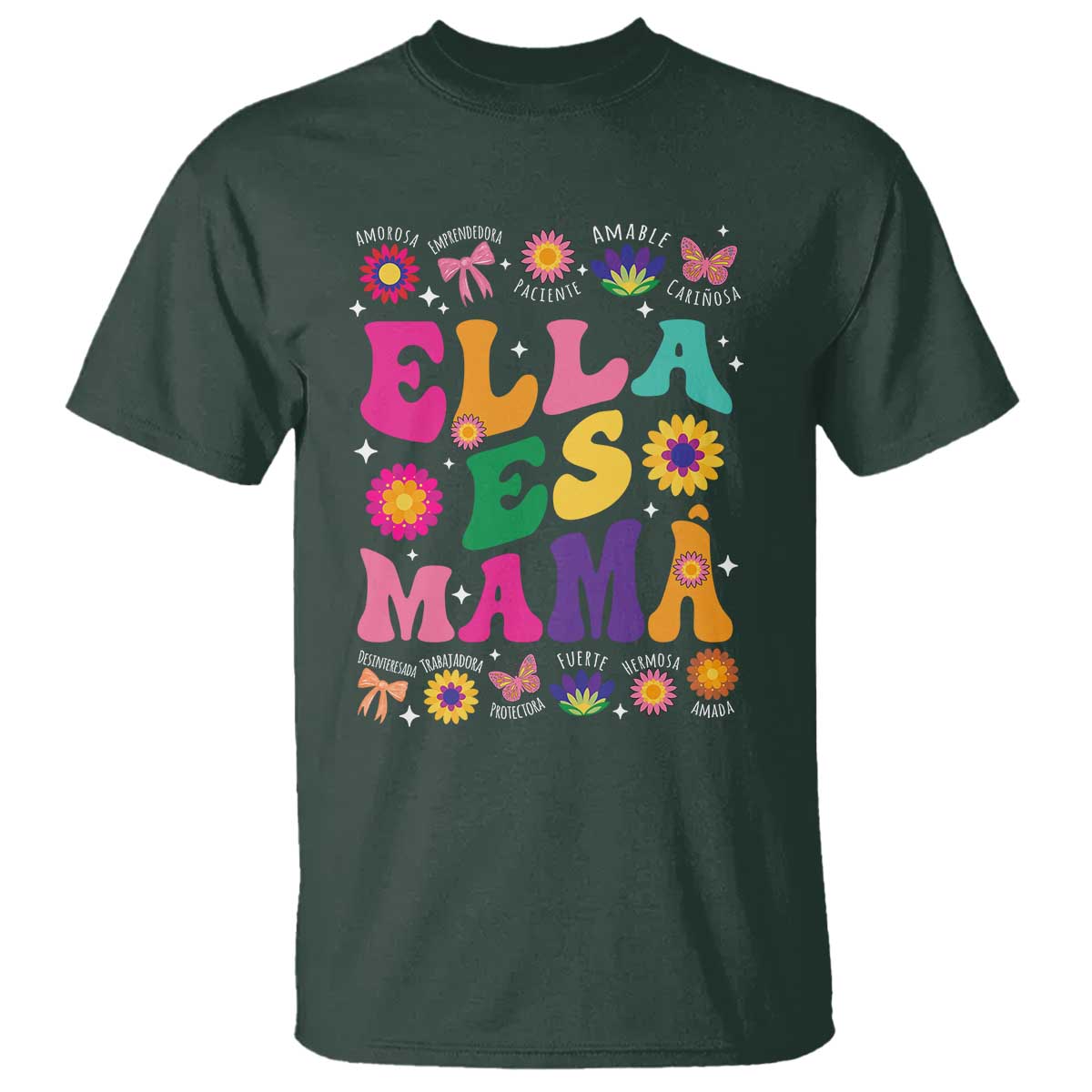 Funny Spanish Mom T Shirt Ella Es Mama Latina Mother's Day