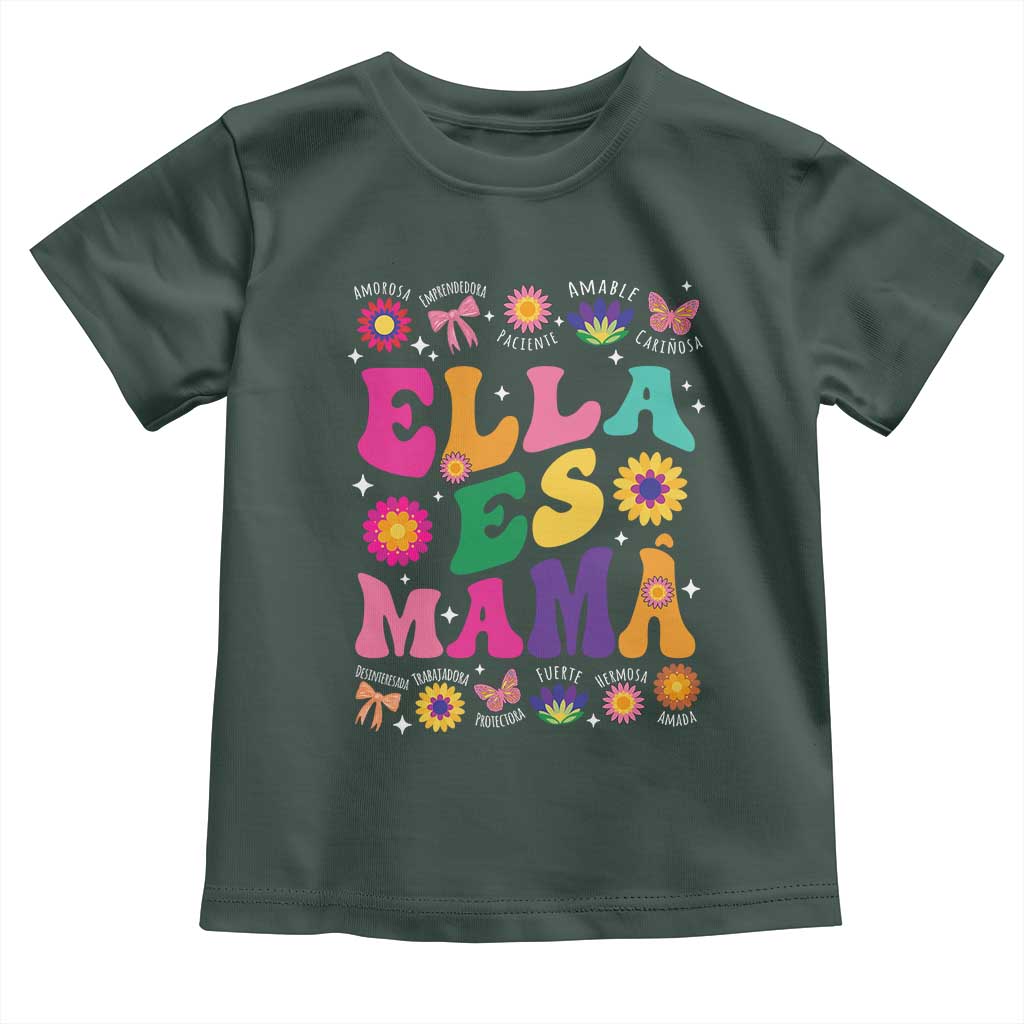 Funny Spanish Mom Toddler T Shirt Ella Es Mama Latina Mother's Day
