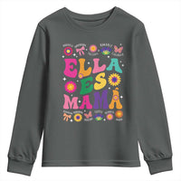 Funny Spanish Mom Youth Sweatshirt Ella Es Mama Latina Mother's Day