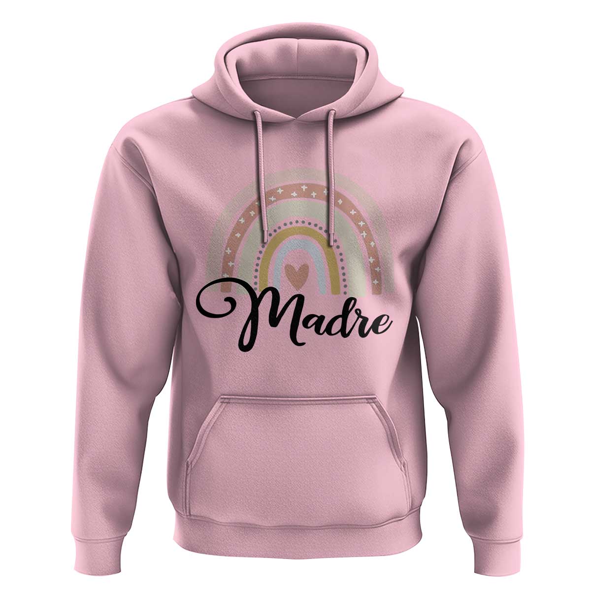 Funny Spanish Latina Mom Madre Hoodie Cute Rainbow