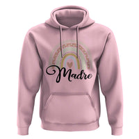 Funny Spanish Latina Mom Madre Hoodie Cute Rainbow