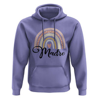 Funny Spanish Latina Mom Madre Hoodie Cute Rainbow