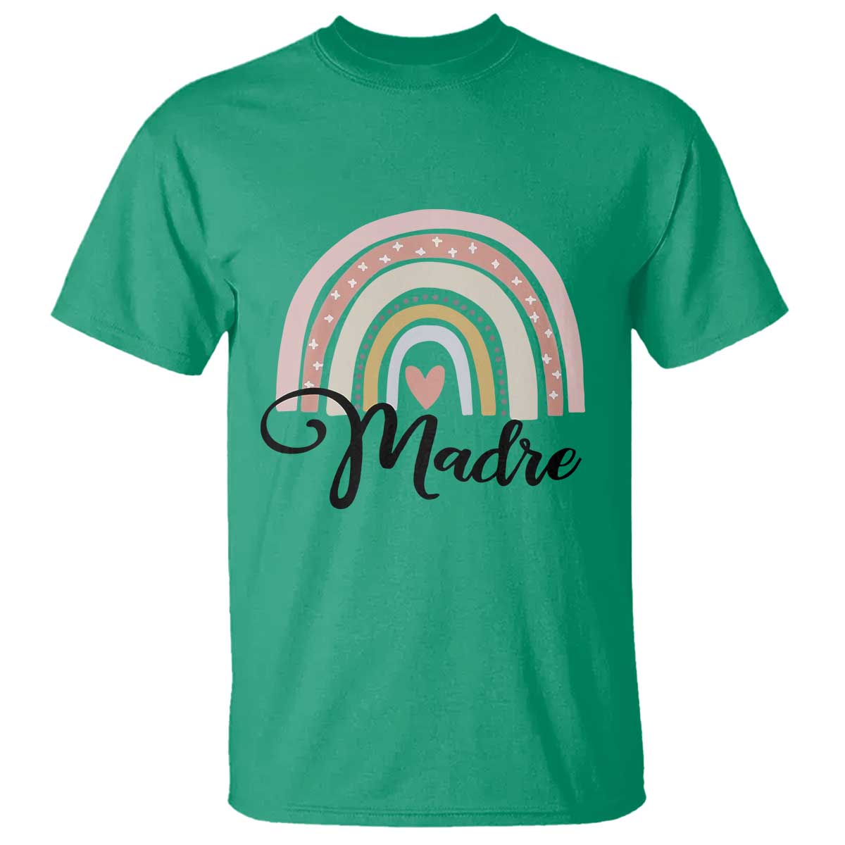 Funny Spanish Latina Mom Madre T Shirt Cute Rainbow