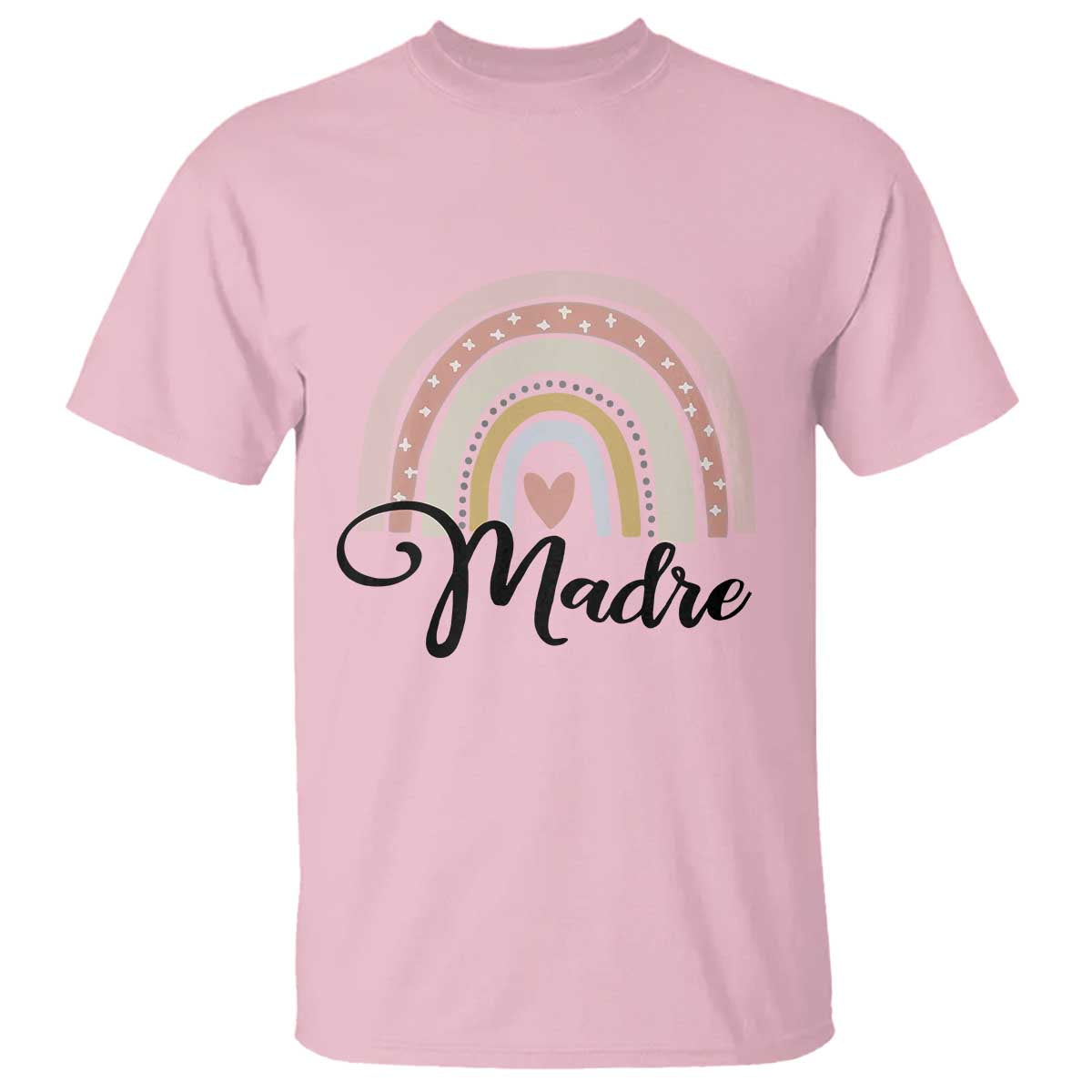 Funny Spanish Latina Mom Madre T Shirt Cute Rainbow