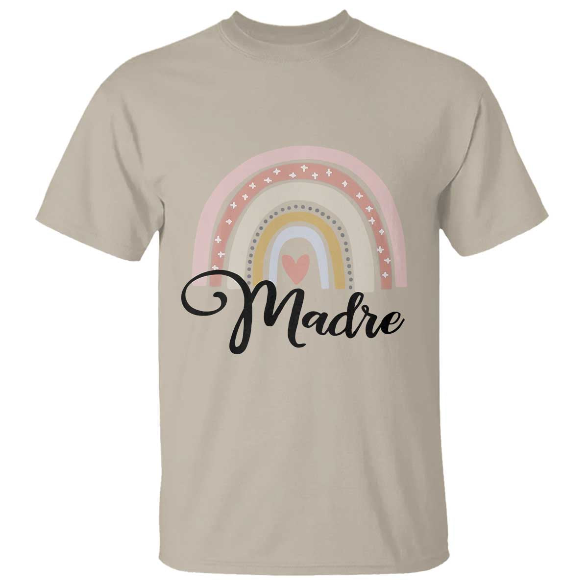 Funny Spanish Latina Mom Madre T Shirt Cute Rainbow