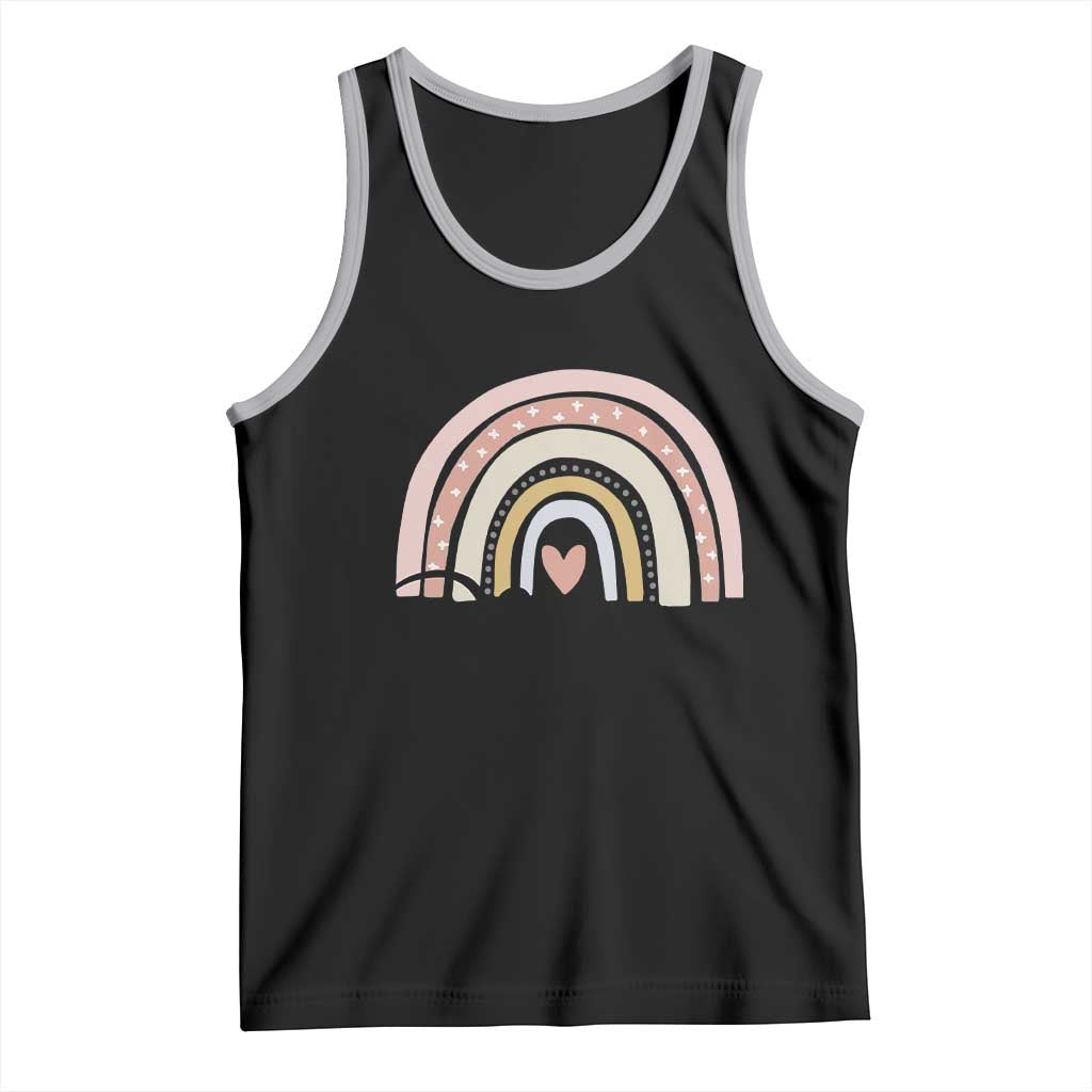 Funny Spanish Latina Mom Madre Tank Top Cute Rainbow