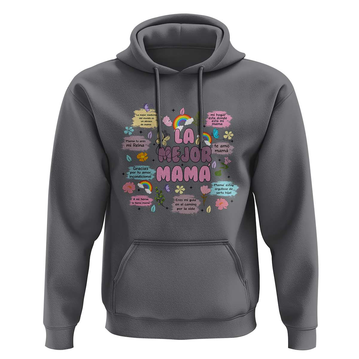 Funny La Mejor Mama Hoodie Spanish Latina Mother's Day
