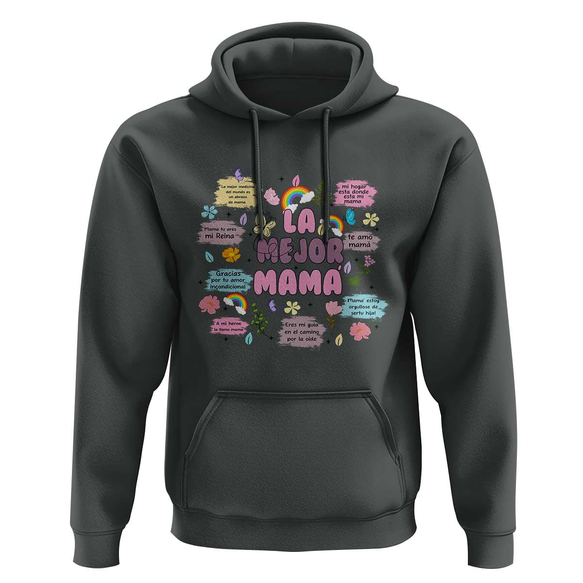 Funny La Mejor Mama Hoodie Spanish Latina Mother's Day