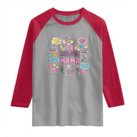 Funny La Mejor Mama Raglan Shirt Spanish Latina Mother's Day