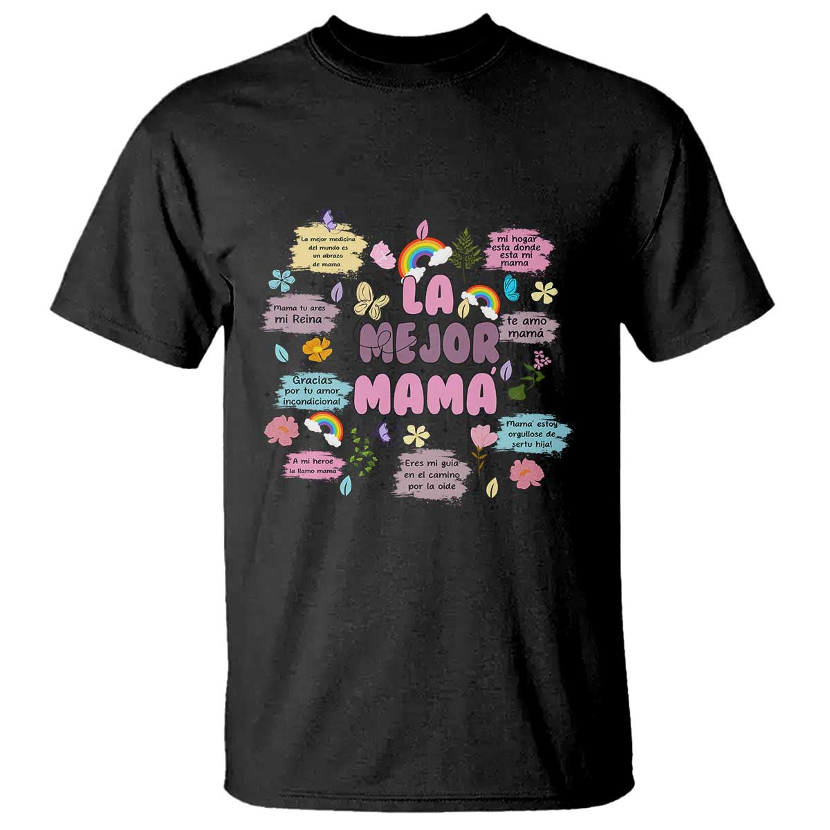 Funny La Mejor Mama T Shirt Spanish Latina Mother's Day