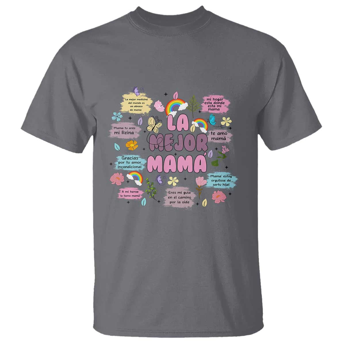 Funny La Mejor Mama T Shirt Spanish Latina Mother's Day