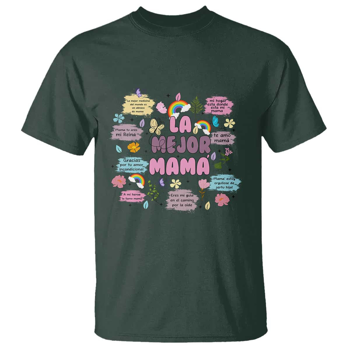 Funny La Mejor Mama T Shirt Spanish Latina Mother's Day
