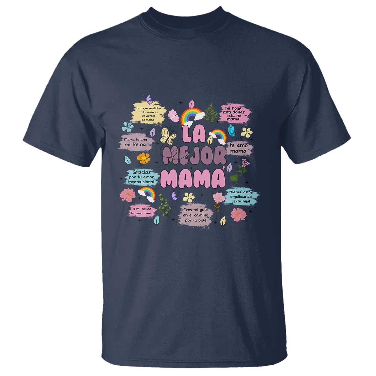 Funny La Mejor Mama T Shirt Spanish Latina Mother's Day