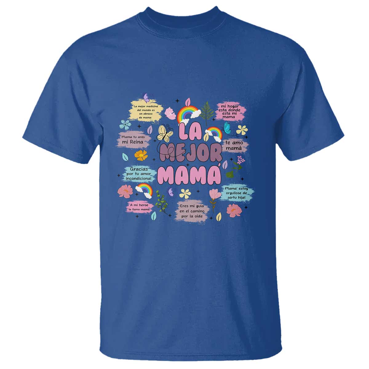 Funny La Mejor Mama T Shirt Spanish Latina Mother's Day