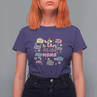 Funny La Mejor Mama T Shirt For Women Spanish Latina Mother's Day