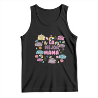 Funny La Mejor Mama Tank Top Spanish Latina Mother's Day