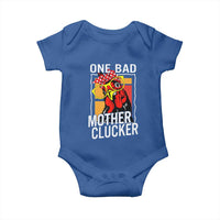Funny One Bad Mother Clucker Baby Onesie Chicken Hen Mother's Day