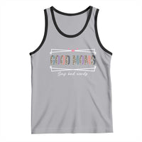 Funny Good Moms Say Bad Words Tank Top Mother's Day Leopard Heart