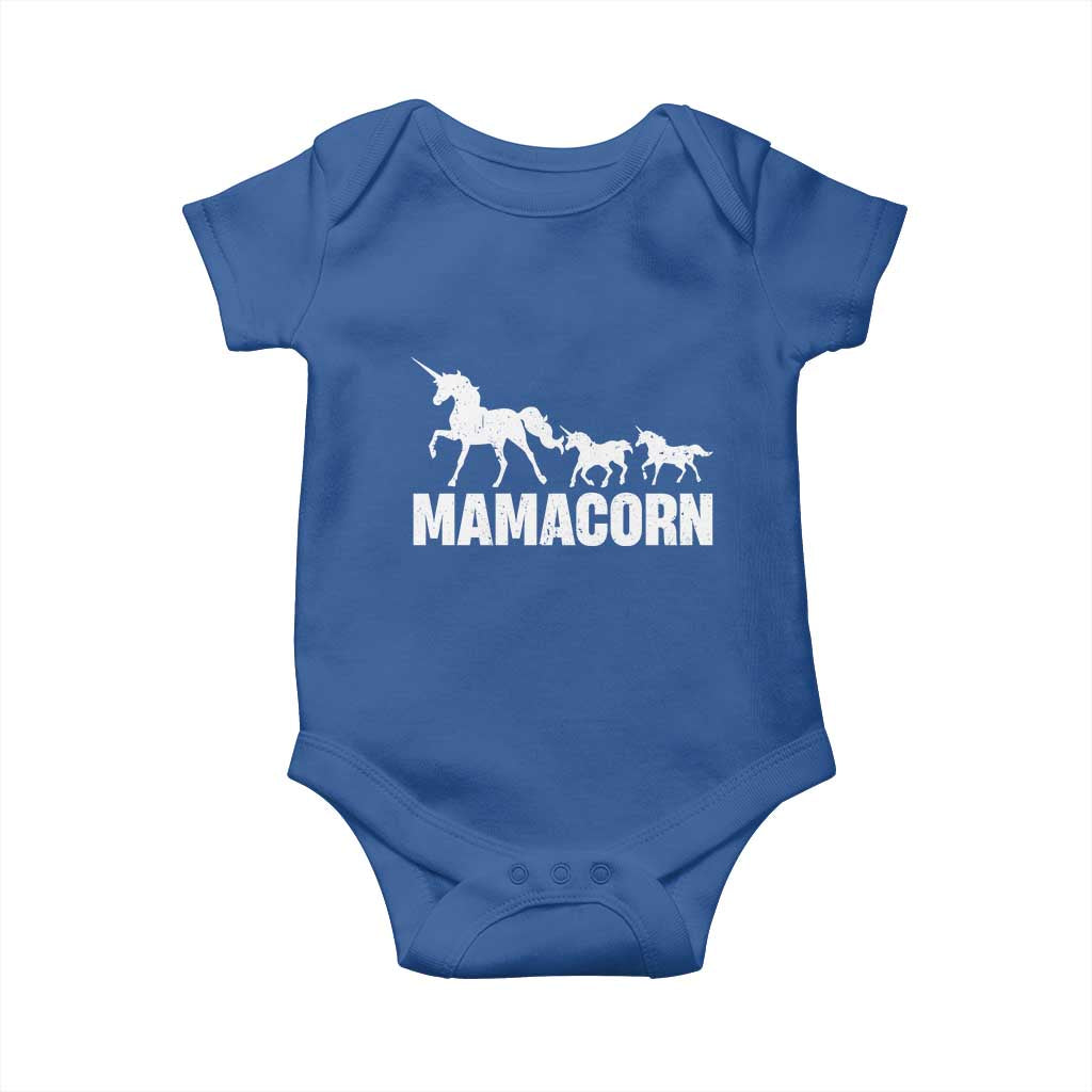 Funny Mama Unicorn Baby Onesie Mamacorn Mother's Day