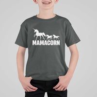 Funny Mama Unicorn T Shirt For Kid Mamacorn Mother's Day