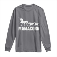 Funny Mama Unicorn Long Sleeve Shirt Mamacorn Mother's Day