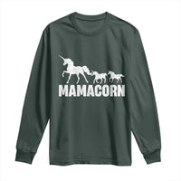 Funny Mama Unicorn Long Sleeve Shirt Mamacorn Mother's Day