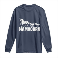 Funny Mama Unicorn Long Sleeve Shirt Mamacorn Mother's Day