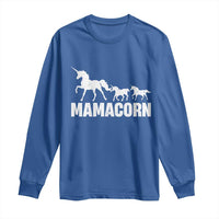 Funny Mama Unicorn Long Sleeve Shirt Mamacorn Mother's Day