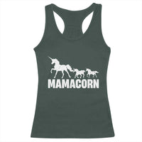 Funny Mama Unicorn Racerback Tank Top Mamacorn Mother's Day