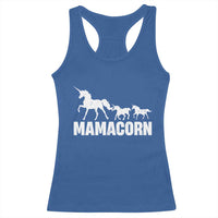 Funny Mama Unicorn Racerback Tank Top Mamacorn Mother's Day