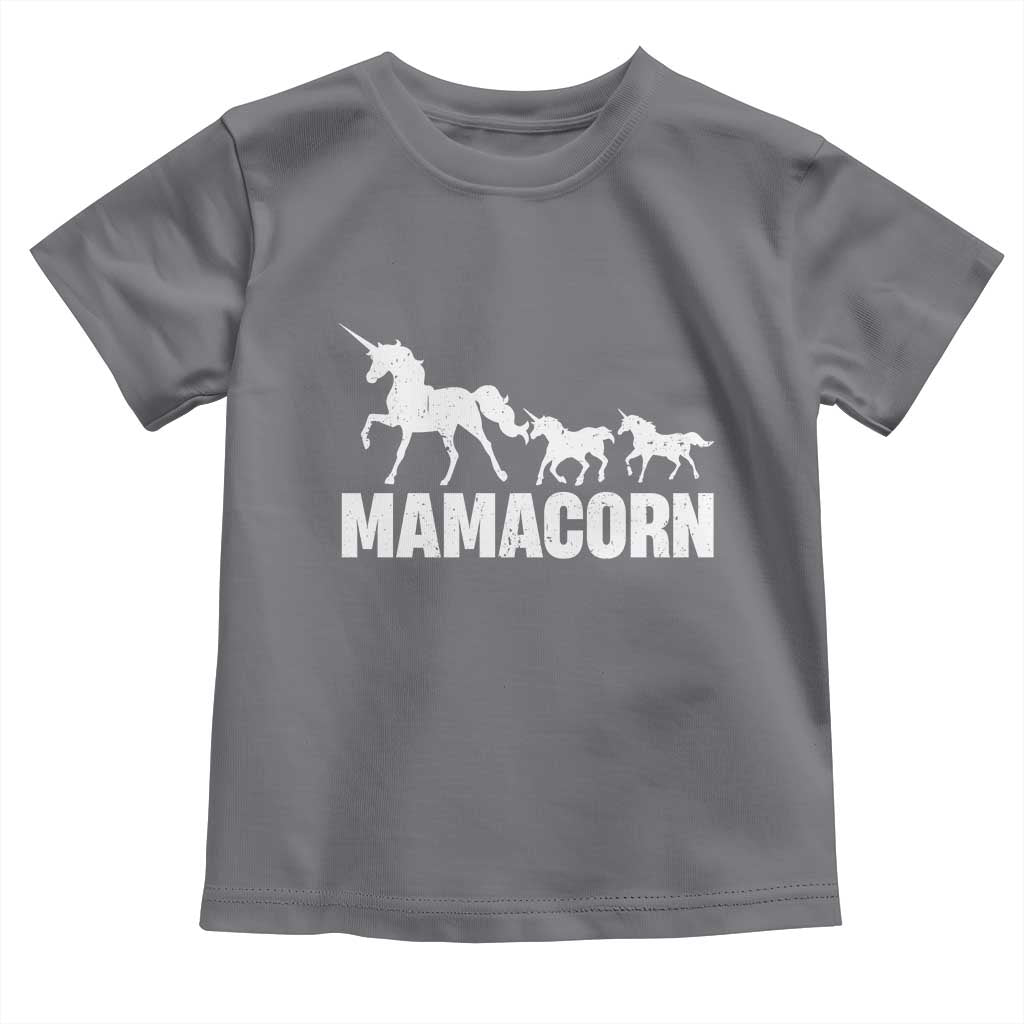 Funny Mama Unicorn Toddler T Shirt Mamacorn Mother's Day