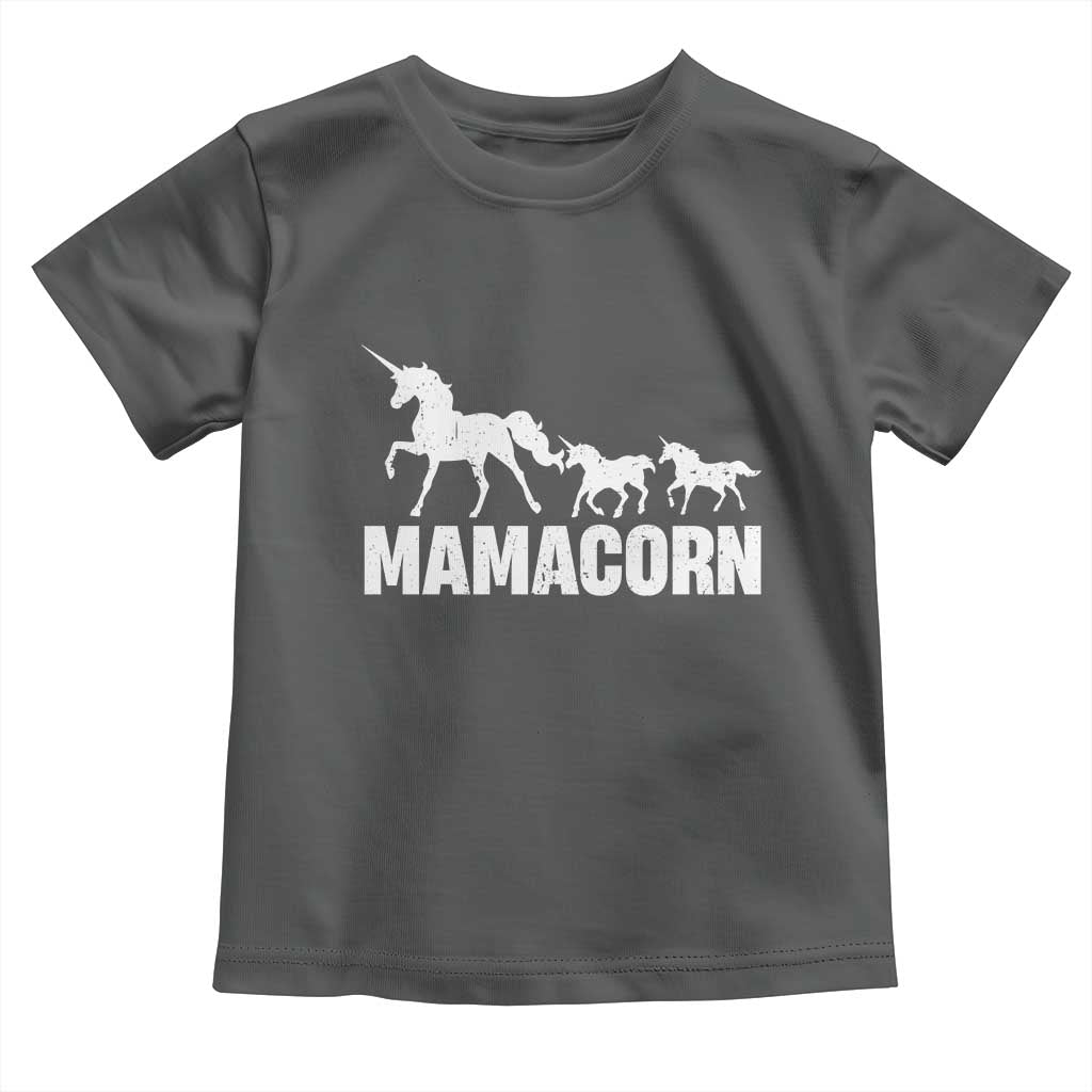Funny Mama Unicorn Toddler T Shirt Mamacorn Mother's Day