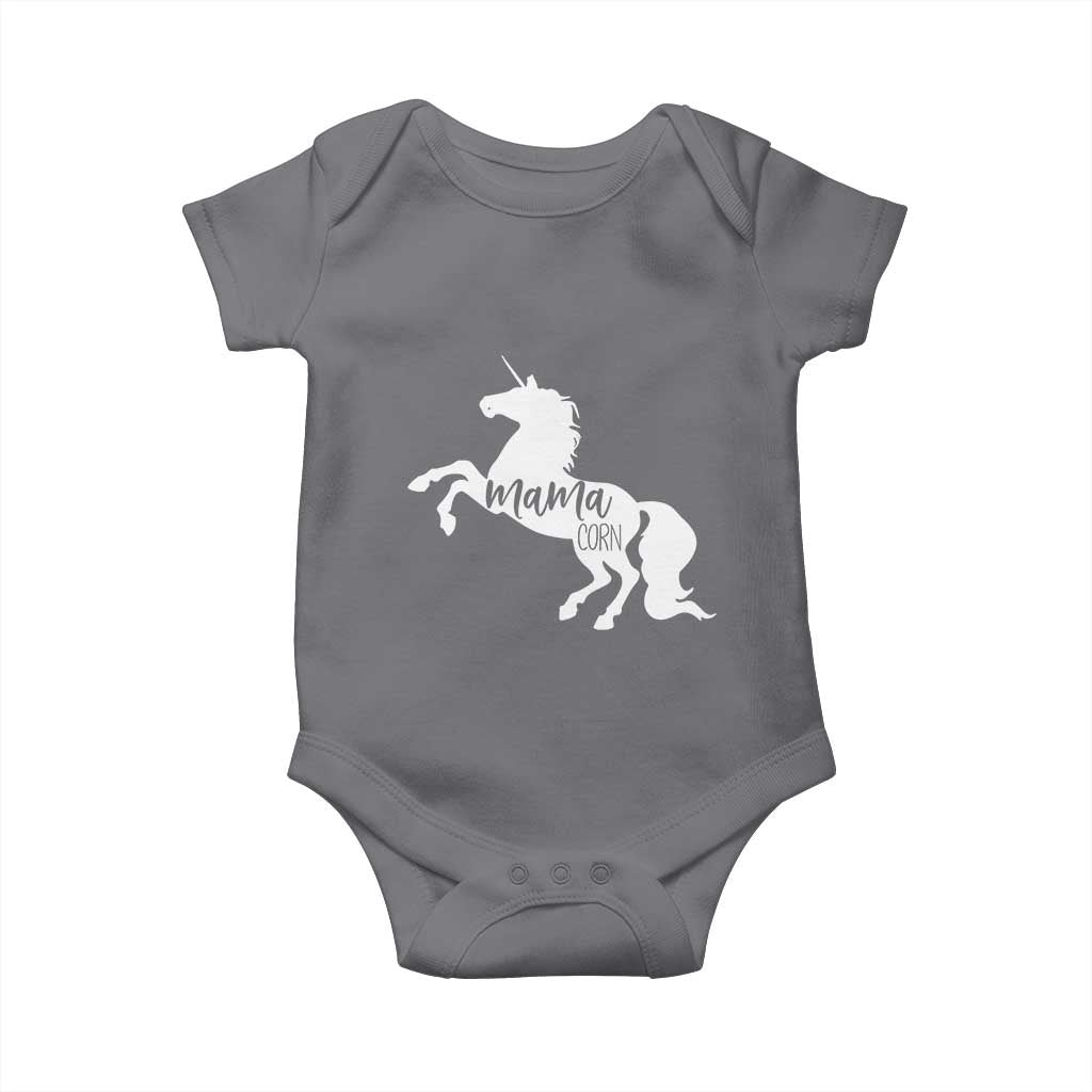 Funny Mama Unicorn Baby Onesie Mamacorn Mommy Mother's Day