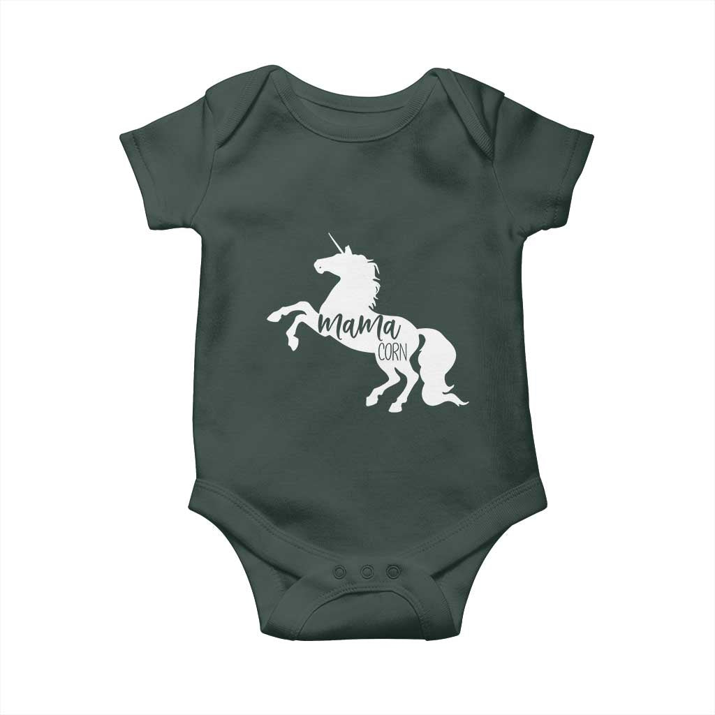 Funny Mama Unicorn Baby Onesie Mamacorn Mommy Mother's Day