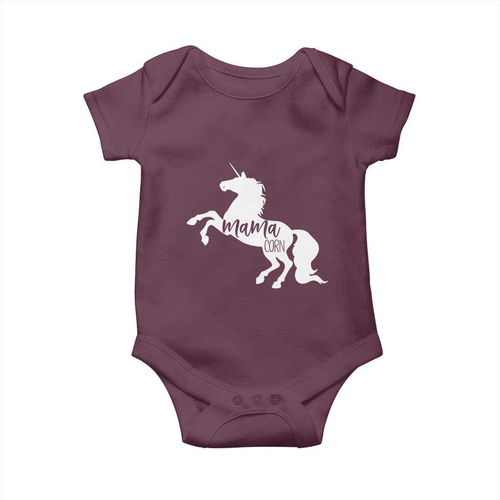 Funny Mama Unicorn Baby Onesie Mamacorn Mommy Mother's Day