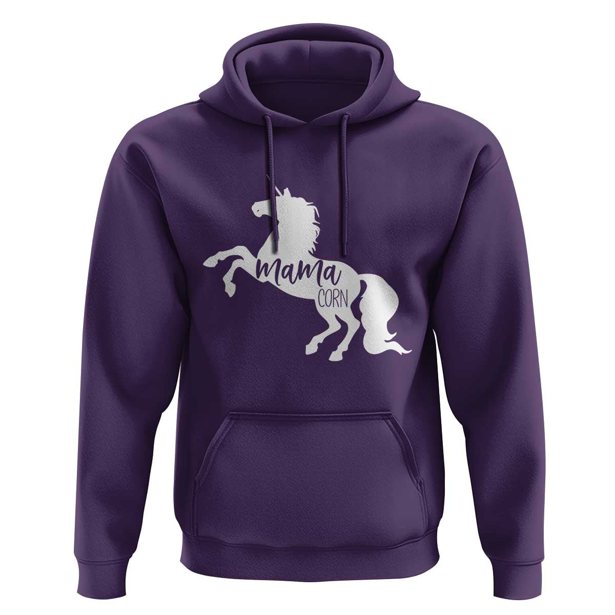 Funny Mama Unicorn Hoodie Mamacorn Mommy Mother's Day