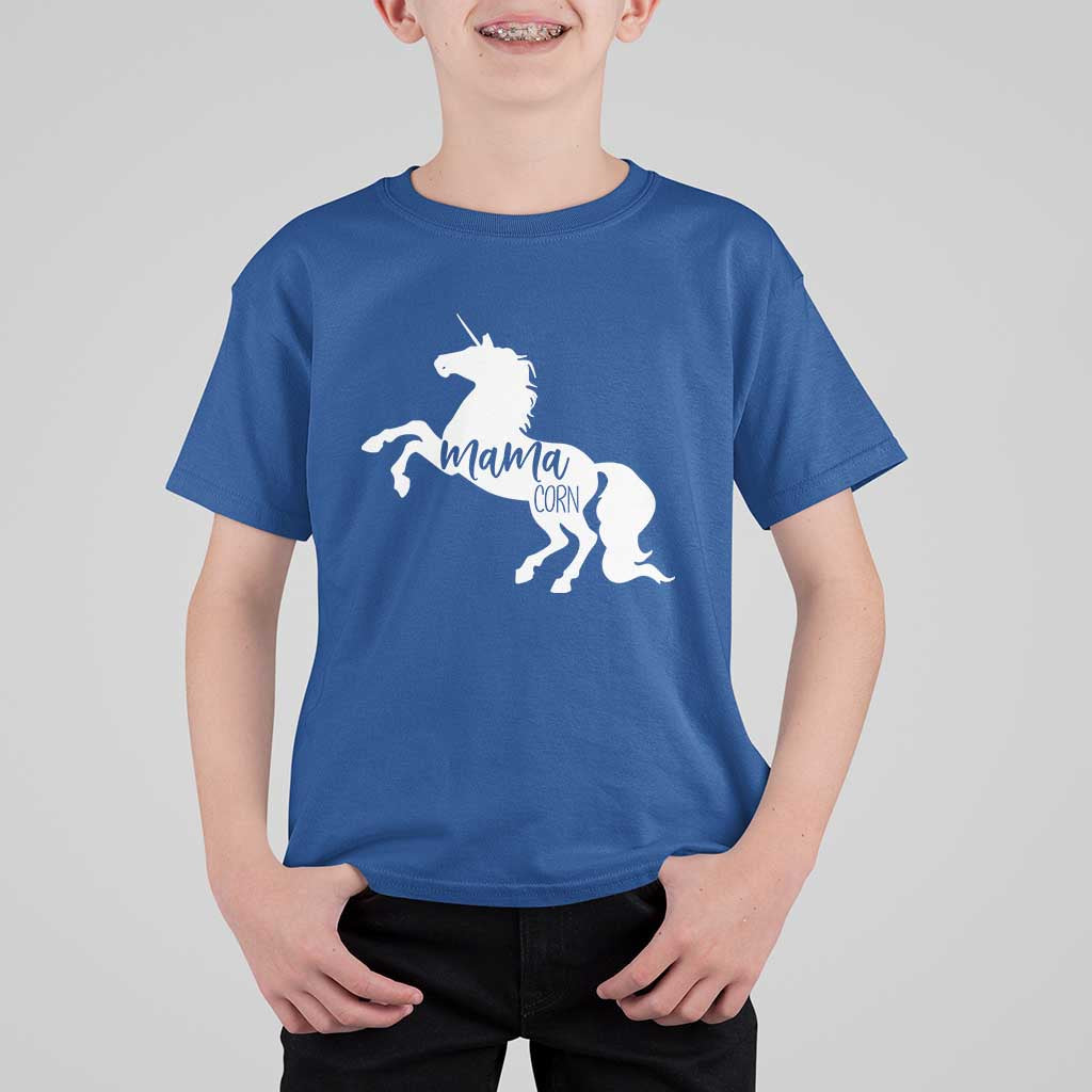 Funny Mama Unicorn T Shirt For Kid Mamacorn Mommy Mother's Day
