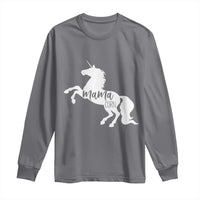 Funny Mama Unicorn Long Sleeve Shirt Mamacorn Mommy Mother's Day