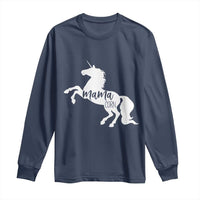 Funny Mama Unicorn Long Sleeve Shirt Mamacorn Mommy Mother's Day
