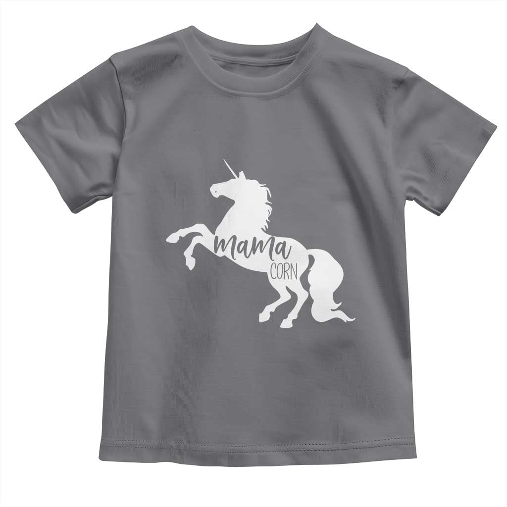 Funny Mama Unicorn Toddler T Shirt Mamacorn Mommy Mother's Day